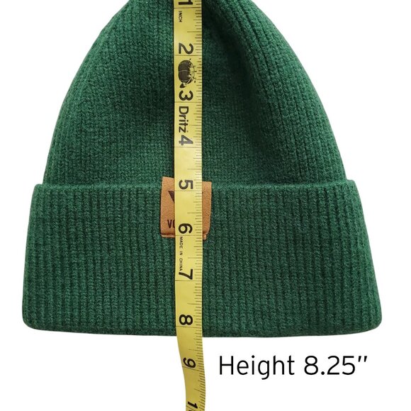 VGOGFLY Deep Green Knit Beanie Cap OS - Picture 8 of 10